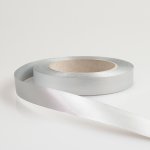 Vázací stuha - 20 mm/50 Yd METAL MAT - stříbrná (1ks) – Zboží Dáma
