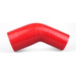 Silikonové redukční koleno 45 stupňů červené, s vnitřním průměrem 63 > 51 mm – Hledejceny.cz