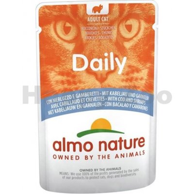 Almo Nature Daily Menu treska a krevety 70 g – Zbozi.Blesk.cz