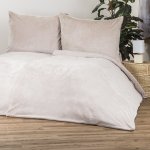 4Home povlečení mikroflanel béžová 140x200 70x90 – Zboží Dáma