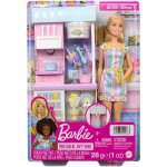 Barbie Prodavačka zmrzliny blondýnka herní set – Zbozi.Blesk.cz