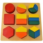 Montessori geometrický tác – Zboží Dáma