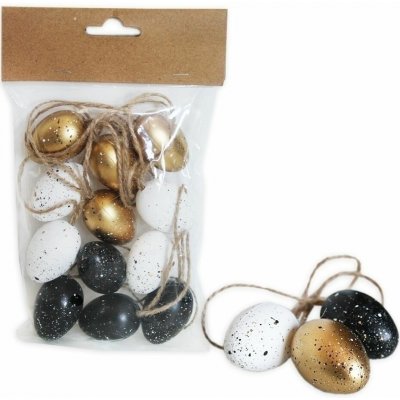 Vajíčka závěs pvc 12ks/4cm – Zboží Mobilmania