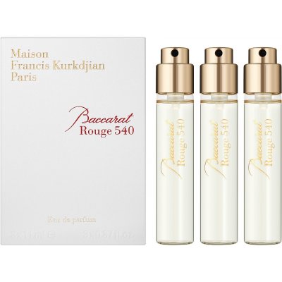 Maison Francis Kurkdjian Baccarat Rouge 540 parfémovaná voda unisex 3 x 11 ml náplň – Hledejceny.cz