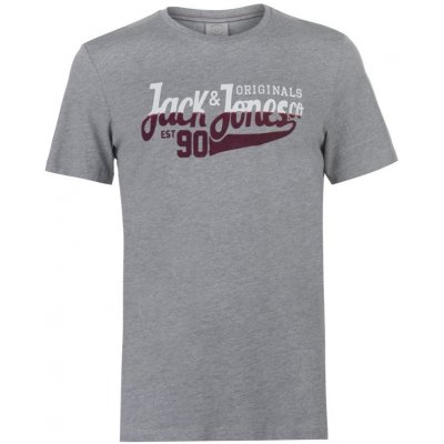 Jack and Jones tričko panské Grey melange WH591811-02