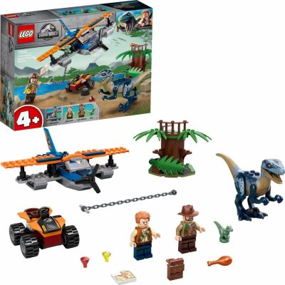 LEGO® Jurassic World 75942 Velociraptor: Záchranná mise s dvouplošníkem – Zboží Mobilmania