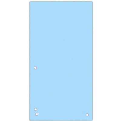 DONAU modrý, papírový, 1/3 A4, 235 x 105 mm - balení 100 ks