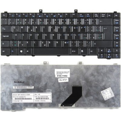 česká klávesnice Acer Aspire 3100 3650 3690 5100 5110 5610 černá CZ/SK – Zbozi.Blesk.cz