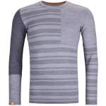 Ortovox pánské merino triko 185 Rock'N'Wool Long Sleeve grey blend – Zboží Mobilmania