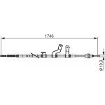 Tažné lanko, parkovací brzda BOSCH 1 987 482 572 | Zboží Auto