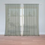Sablio Záclony Vojenská zelená 2: 2ks 150x250cm – Hledejceny.cz