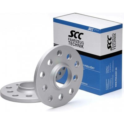Rozšiřovací podložky SCC 15mm 5/110*5/108 - 65,1 mm, 12181E šedý elox | Zboží Auto