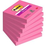 3M POSTIT Samolepicí bloček Super Sticky, růžová, 76 x 76 mm, 6x 90 listů, 3M POSTIT 7100263208 ,balení 540 ks – Hledejceny.cz