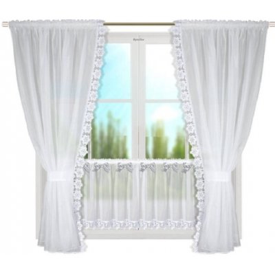 Fliying Sada hotových záclon Emma 2x150x160 cm – Zboží Dáma