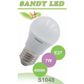 Sandria S1048 LED žárovka E27 7W Neutrální bílá