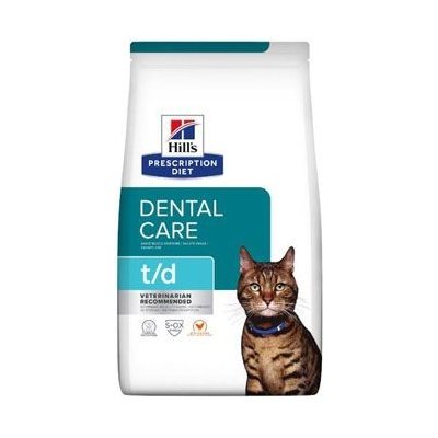 Hill's Prescription Diet T/D Dental Care drůbeží 3 kg – Hledejceny.cz