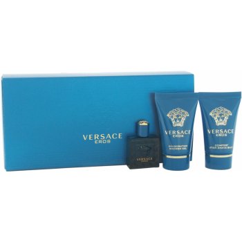 Versace Eros EDT 5 ml + balzám po holení 25 ml + sprchový gel 25 ml dárková sada