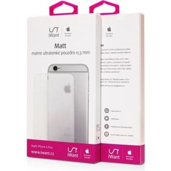 Pouzdro iWant Matt iPhone 6 Plus čiré