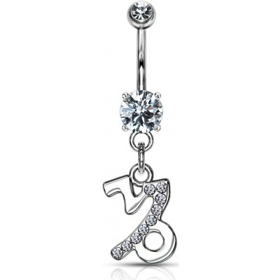 Šperky4U piercing do pupíku znamení WP01141-10