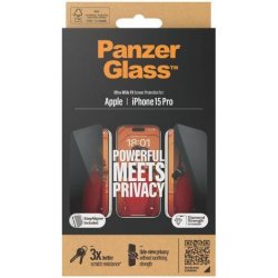 PanzerGlass E2E Privacy install kit, Apple iPhone 15 Pro P2810