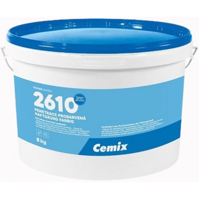 Penetrace Cemix 2610 probarvená 8 kg Barva: Bílá – Sleviste.cz