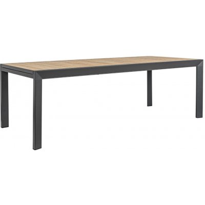 Bizzotto zahradní rozkládací stůl Belmar 220/340 x 100 cm Černý hliníkový – Hledejceny.cz