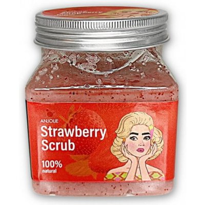 Anjolie Strawberry Body Scrub 200 g – Zboží Dáma