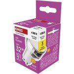 Emos LED žárovka Classic MR16 stříbrná/ GU10 3 W 32 W 345 lm neutrální bílá – Zboží Živě