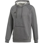 adidas Performance CORE18 HOODY Šedá / Černá – Zboží Mobilmania