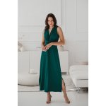 Těhotenské kojící maxi šaty Loop Maxi Dress Bottle Green – Zboží Dáma