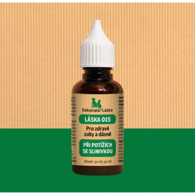 Dokonalá Láska 01S Pro zdravé zuby a dásně při potížích se slinivkou 30 ml – Hledejceny.cz