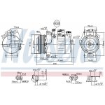 Kompresor klimatizace NISSENS 890115