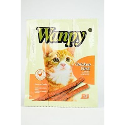 Wanpy Cat Kuřecí tyčka 3 ks 30 g