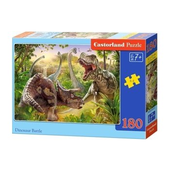 Castorland Bojující dinosauři 018413 180 dílků