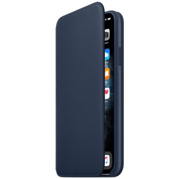 Apple iPhone 11 Pro Max Leather Folio Deep Sea Blue MY1P2ZM/A