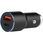 AMIO Hliníková nabíječka do auta USB-C+USB 38W 12/24V – Zbozi.Blesk.cz