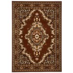 Alfa Carpets Teheran T-102 Brown Hnědý – Zboží Mobilmania