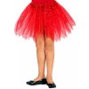 Dětský karnevalový kostým tutu sukýnka tylové tutu sukně: červená