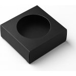 KRAFTHOUSE.EU Dárková krabička černá čtvercová s okénkem KM-010CO Okno: Srdce – Zboží Živě