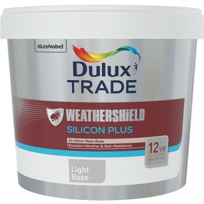 Akzo Nobel Dulux Weathershield Silicon Plus base light 10 l (bílá) – HobbyKompas.cz