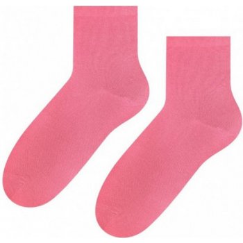 Dámské jednobarevné ponožky 037 růžová