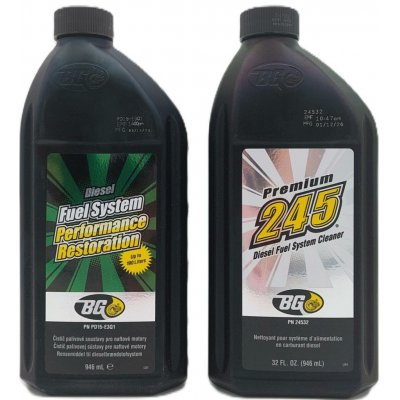 BG TOPD22 TOP SET Diesel dekarbonizace palivové soustavy, vstřiků, DPF 2 x 946 ml – Hledejceny.cz