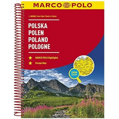 Polsko autoatlas 1:300 000 Marco Polo Marco Polo