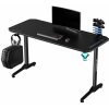 Podložky pod myš ULTRADESK Herní stůl FRAG - BLACK V3, 140x60 cm, 76 cm, s XXL podložkou pod myš, s ultrade