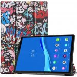 Protemio Art zaklapovací kryt Lenovo Tab M10 Plus TB-X606F / TB-X606L / ZA5T0081CZ / ZA5V0206CZ 20124 graffiti – Hledejceny.cz