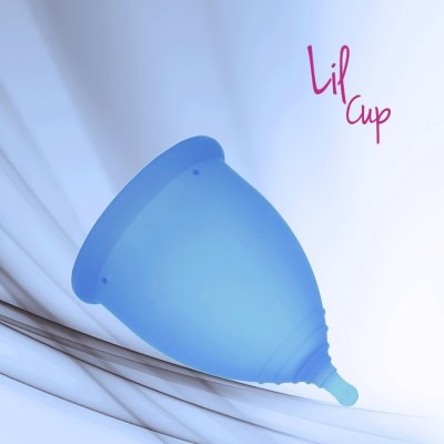 LilCup menstruační kalíšek modrý 1