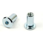 Matice spojovací 15 M6x12 ZB 8 um s plochou hlavou / balení 500 ks – Hledejceny.cz