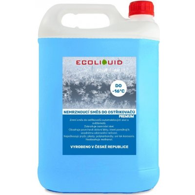 Ecoliquid Zimní kapalina do ostřikovačů PREMIUM -16°C 5 l – Hledejceny.cz