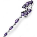 Šperky4U stříbrný piercing do pupíku BP01251-A – Zboží Dáma