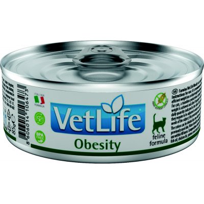 Vet Life Natural Farmina Pet Foods Natural Cat Obesity 85 g